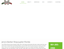 Tablet Screenshot of jupiterbarber.com